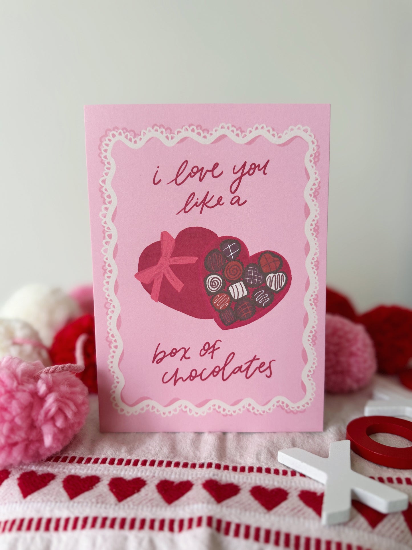Box of Chocolates Valentine's Day Card
