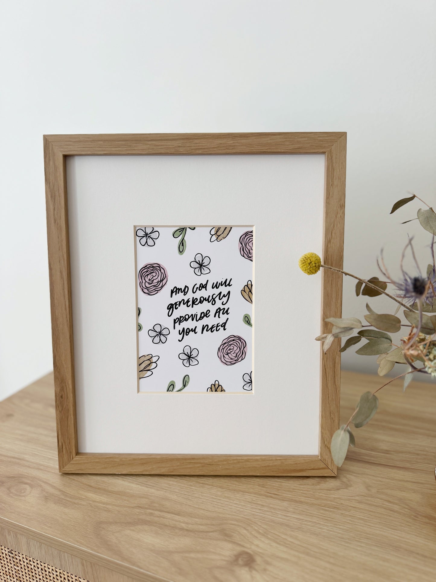 God Will Generously Provide Print