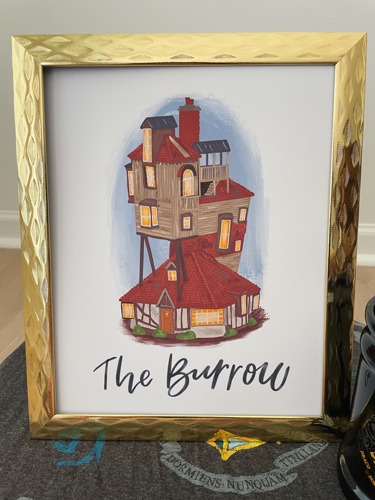 The Burrow Harry Potter Print