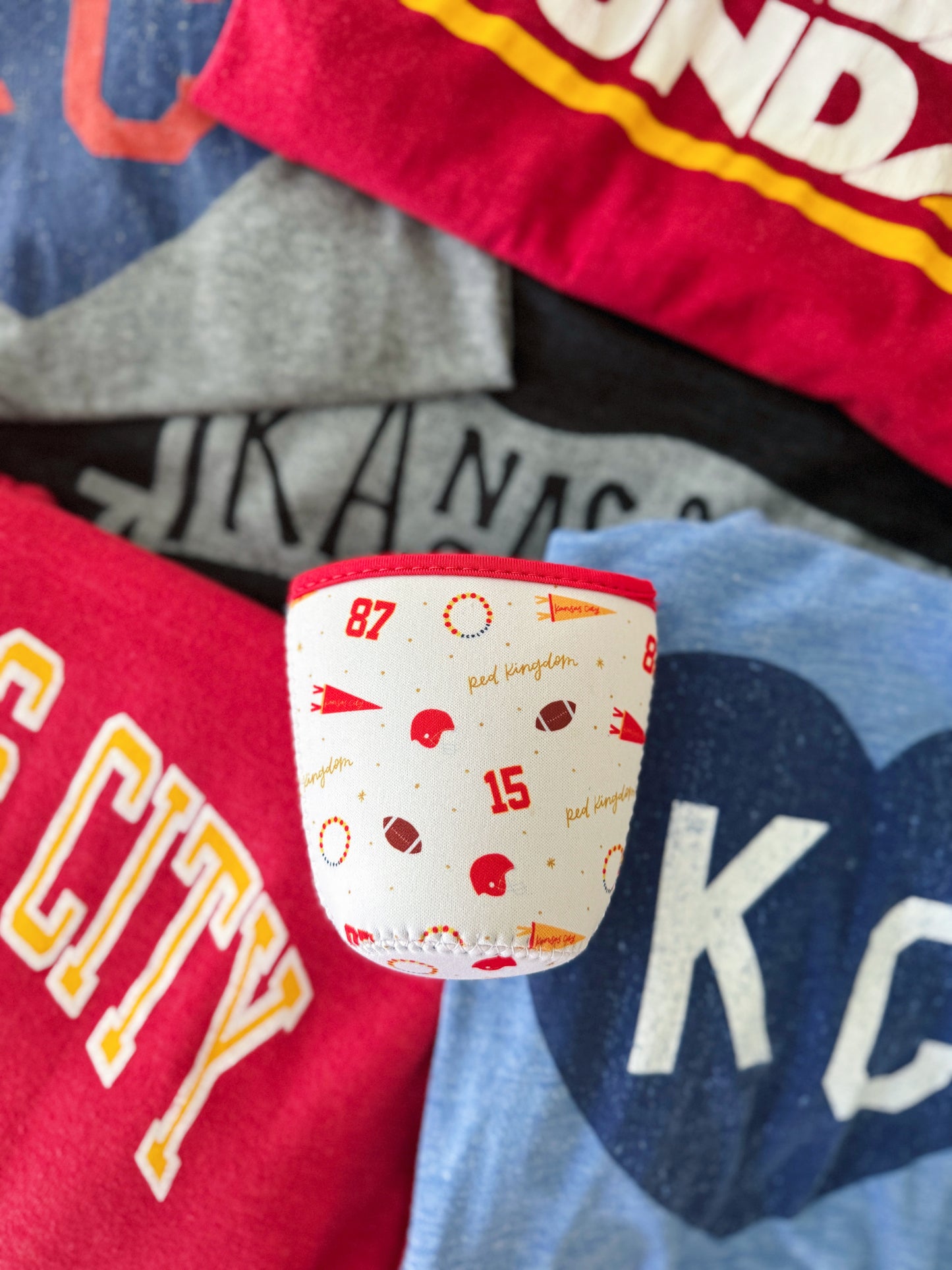 Kansas City Football Iced Drink Coozie