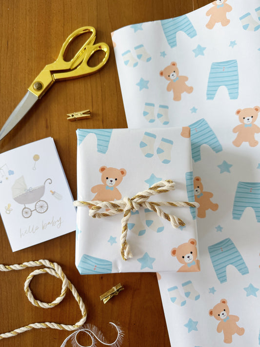 Baby Boy Wrapping Paper