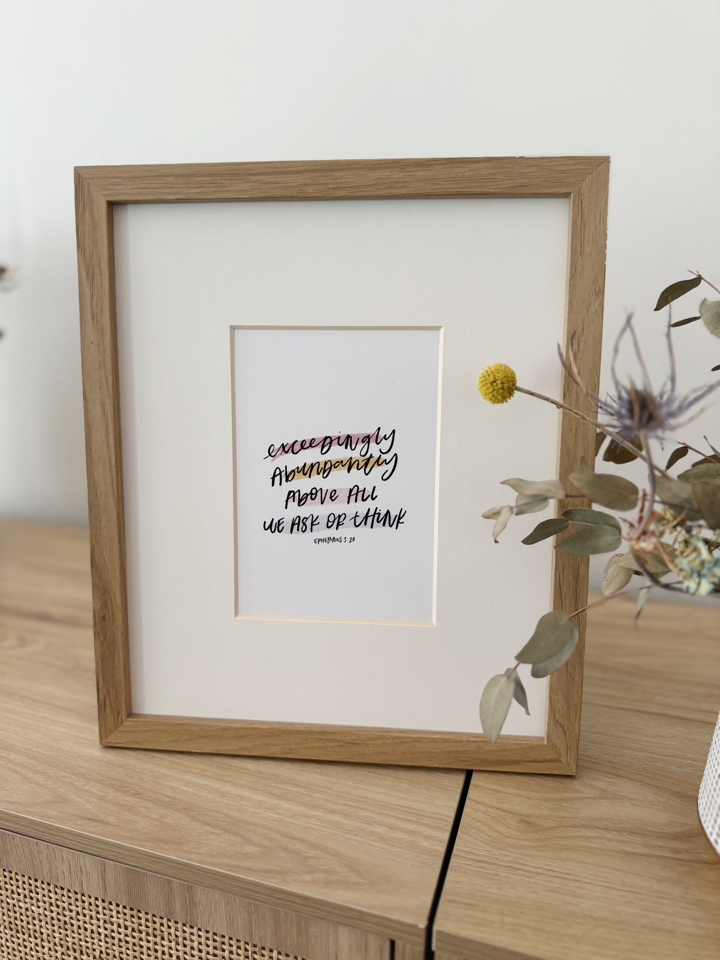 Exceedingly Abundantly Above All Print