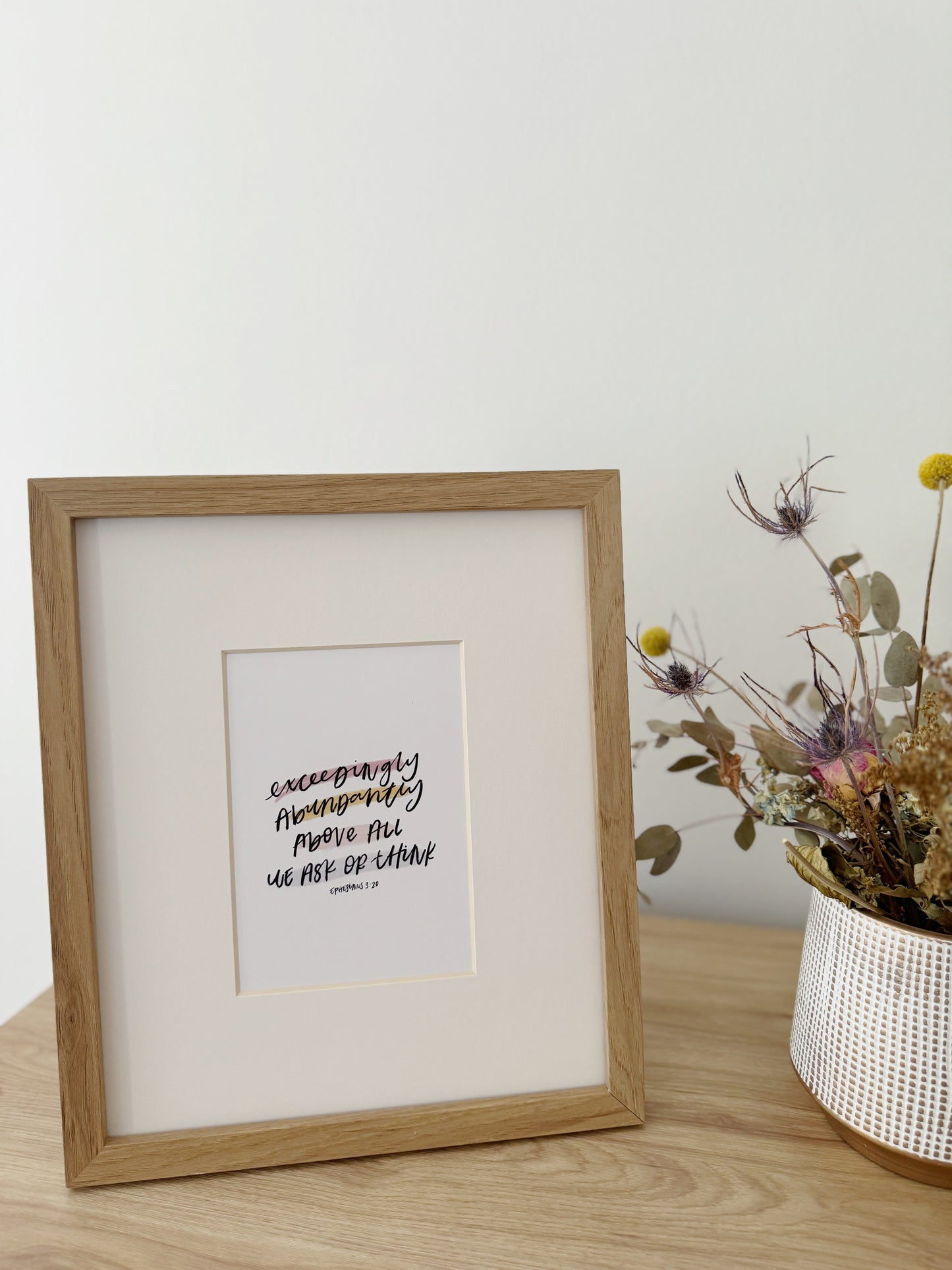 Exceedingly Abundantly Above All Print