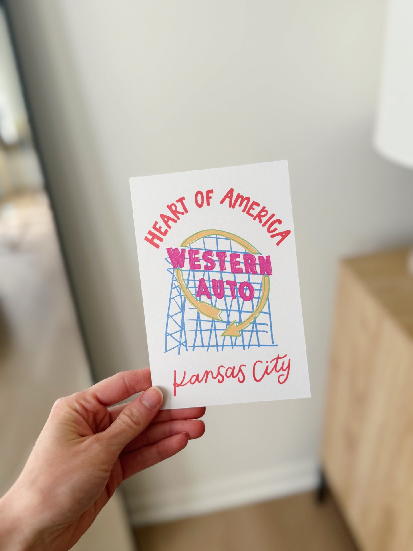 Heart of America Kansas City Postcard
