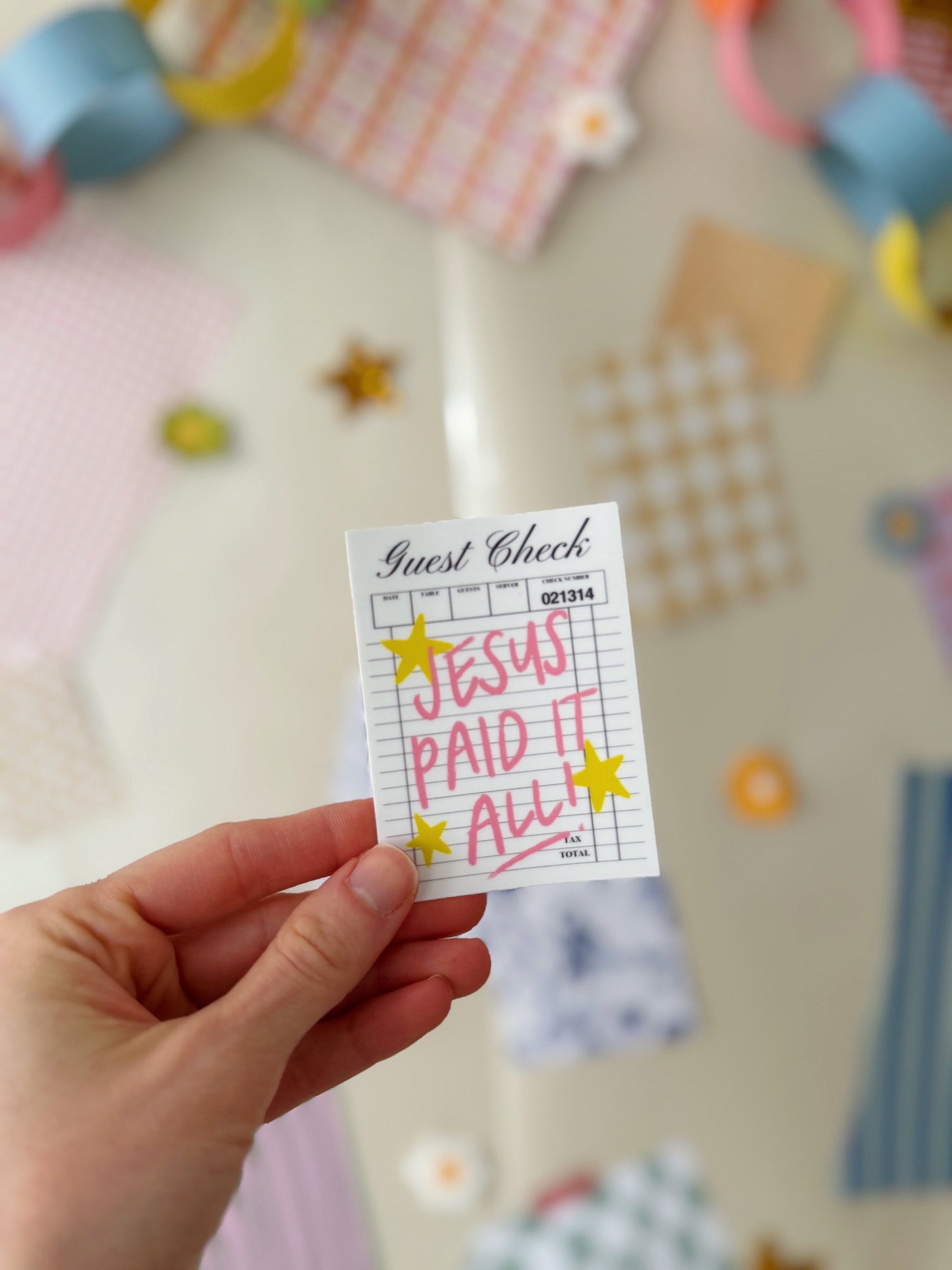 Jesus Paid It All Sticker