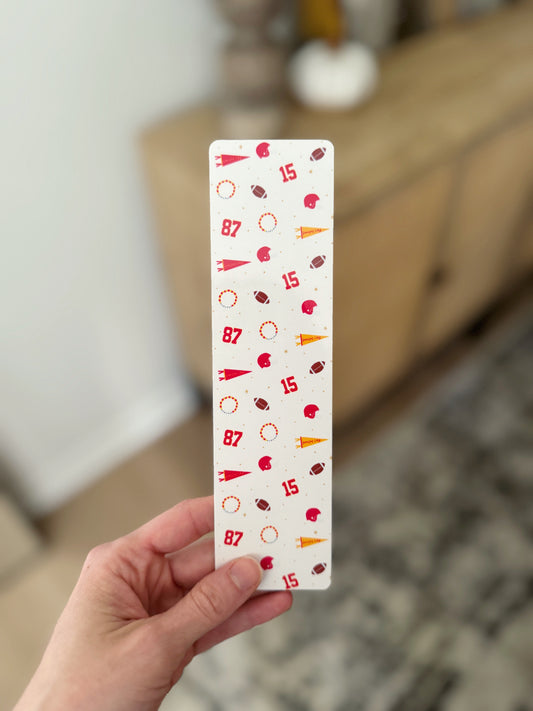 Kansas City Football Bookmark