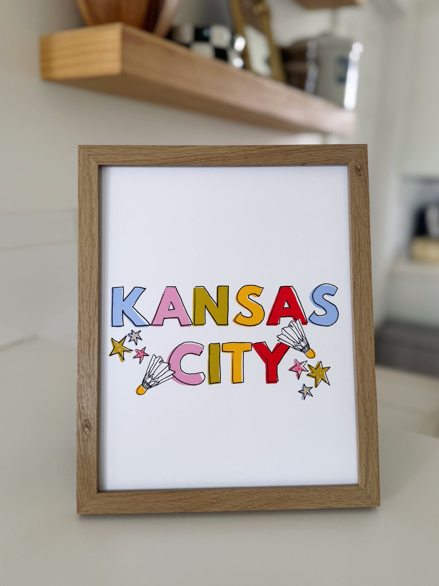 Kansas City Birdie Print
