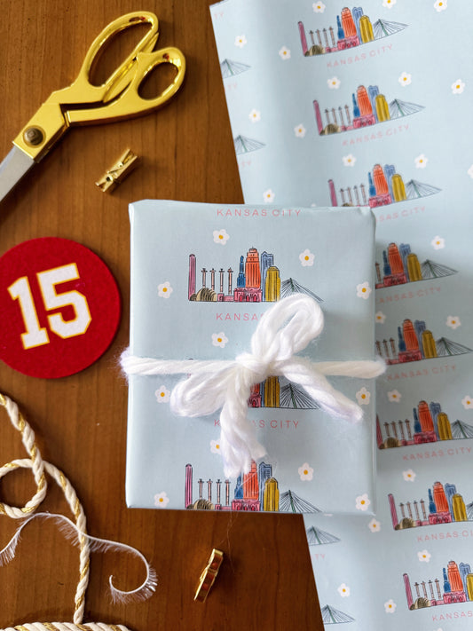 KC Skyline Wrapping Paper