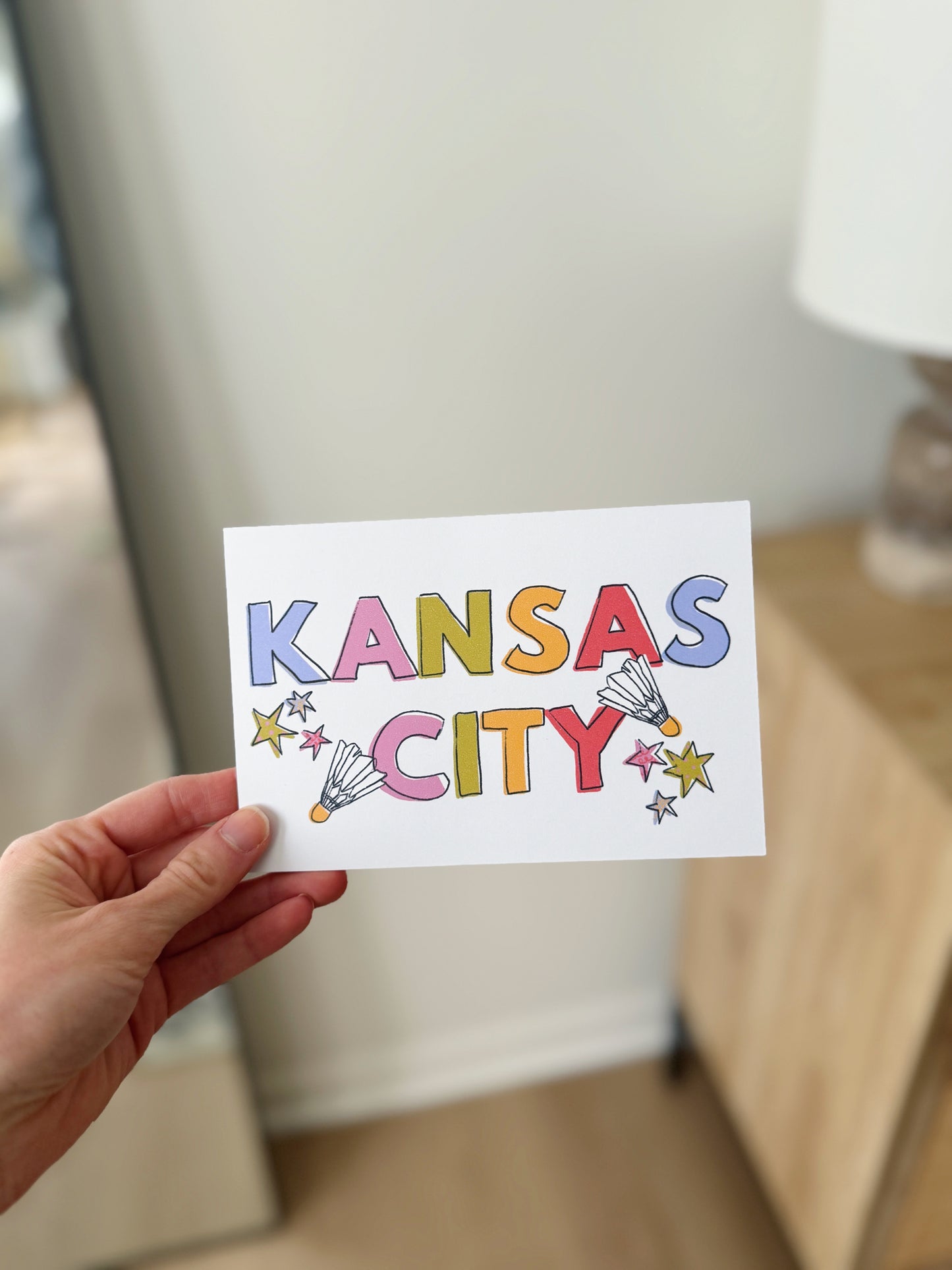 Kansas City Birdie Postcard