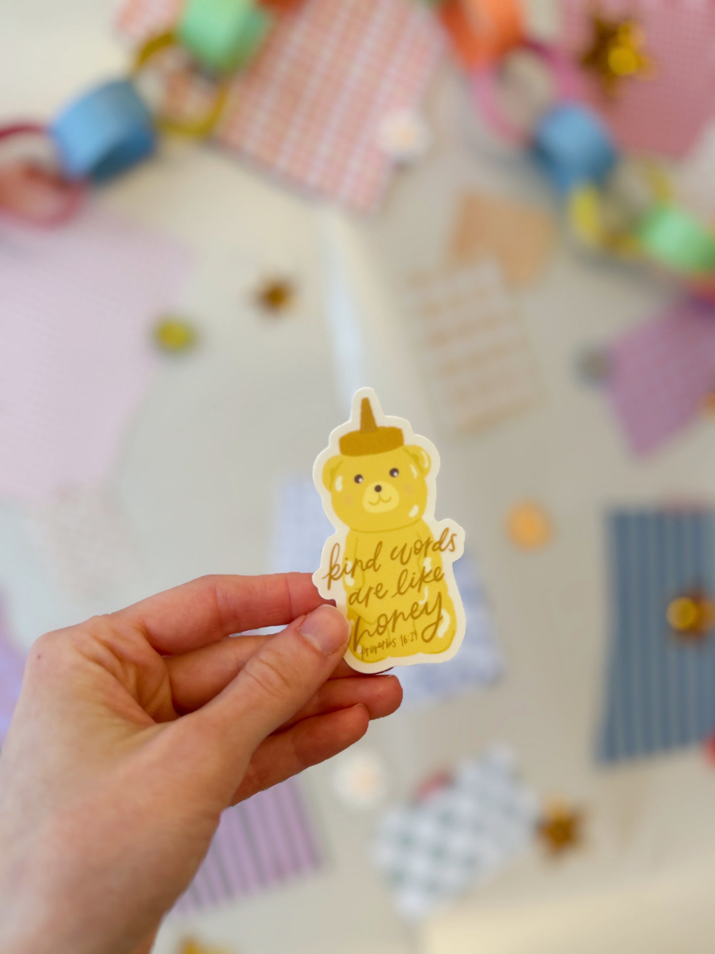 Kind Words Are Like Honey Sticker