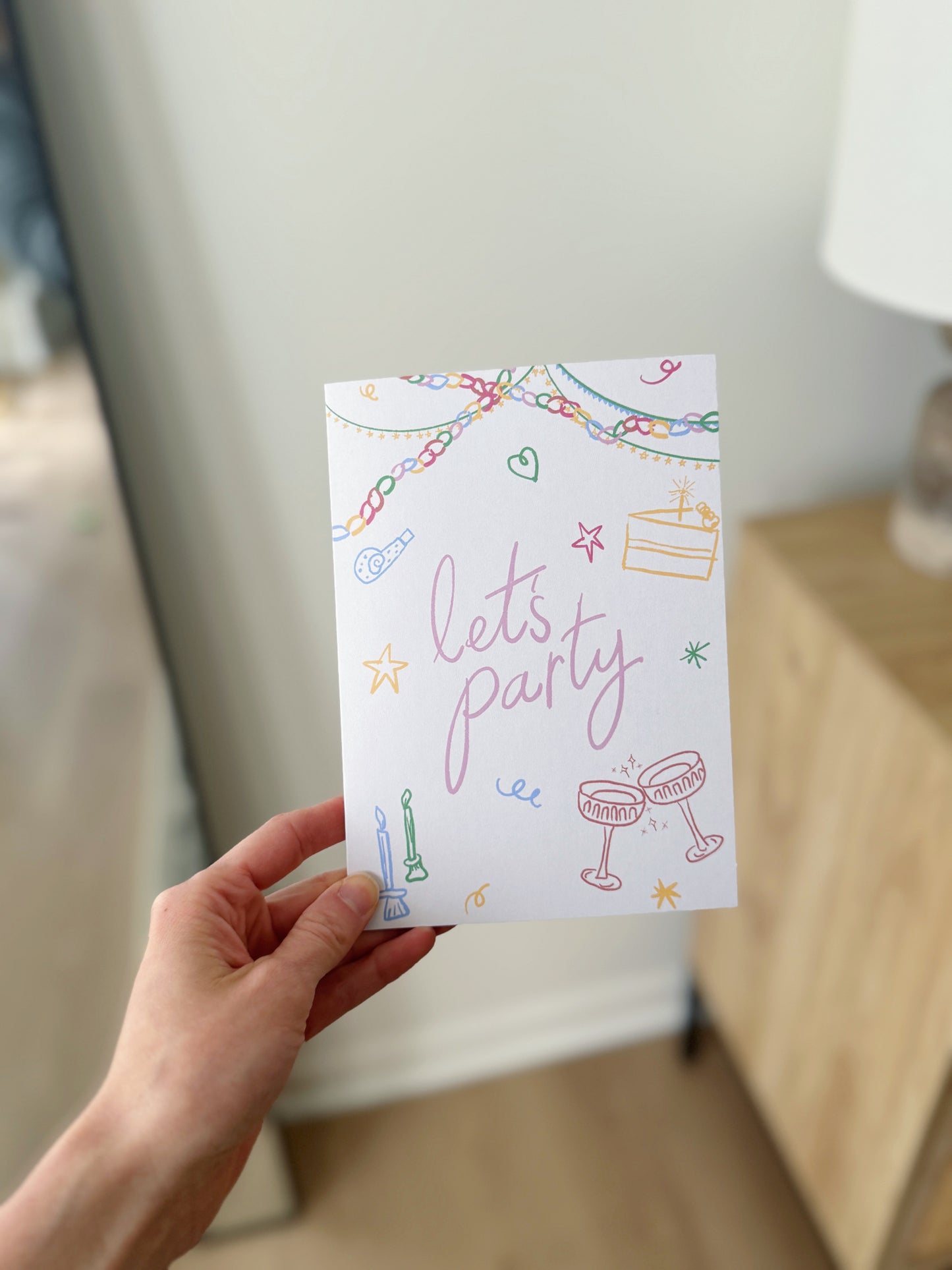 Let’s Party Birthday Card