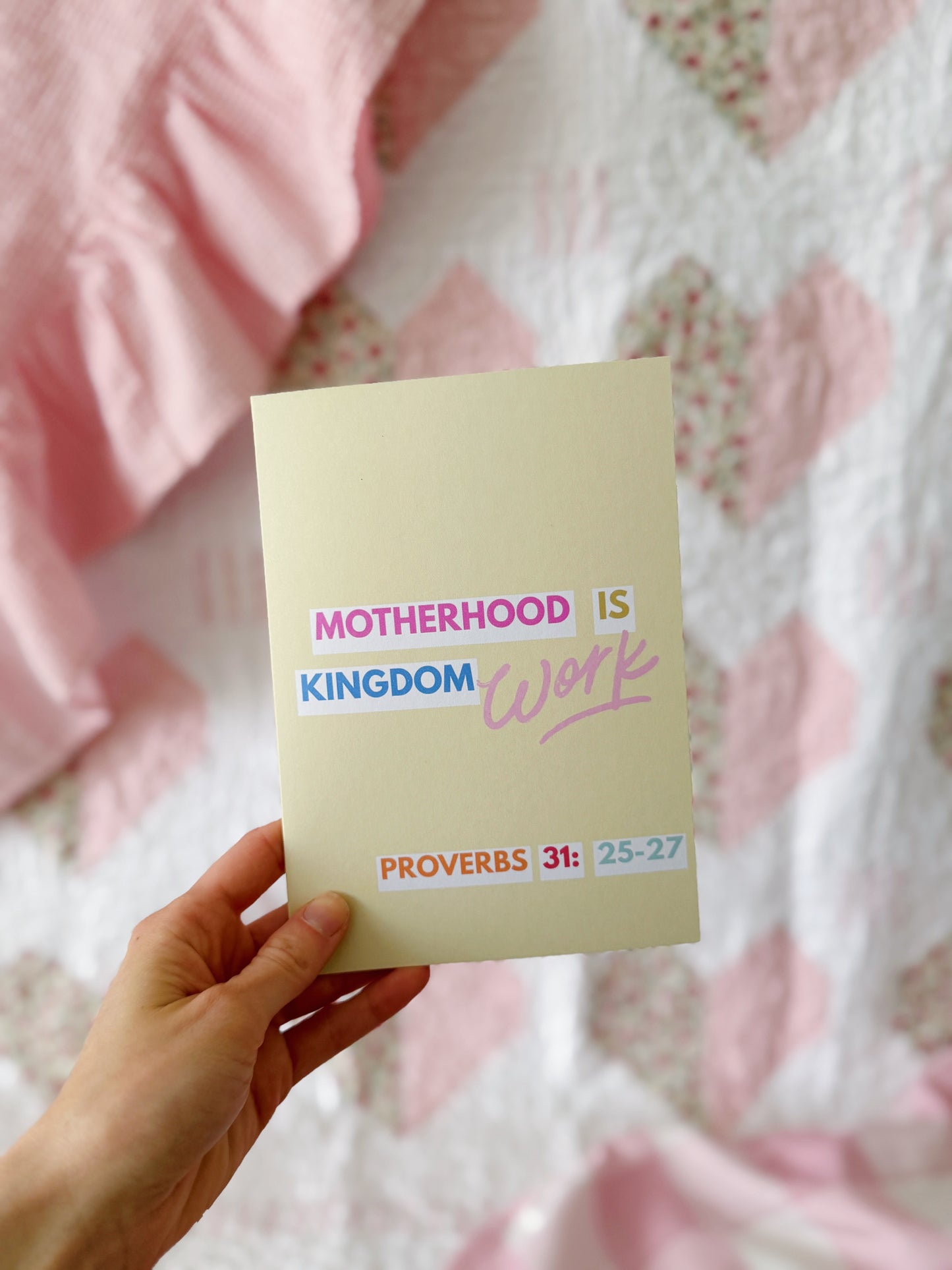 Motherhood is Kingdom Work Card