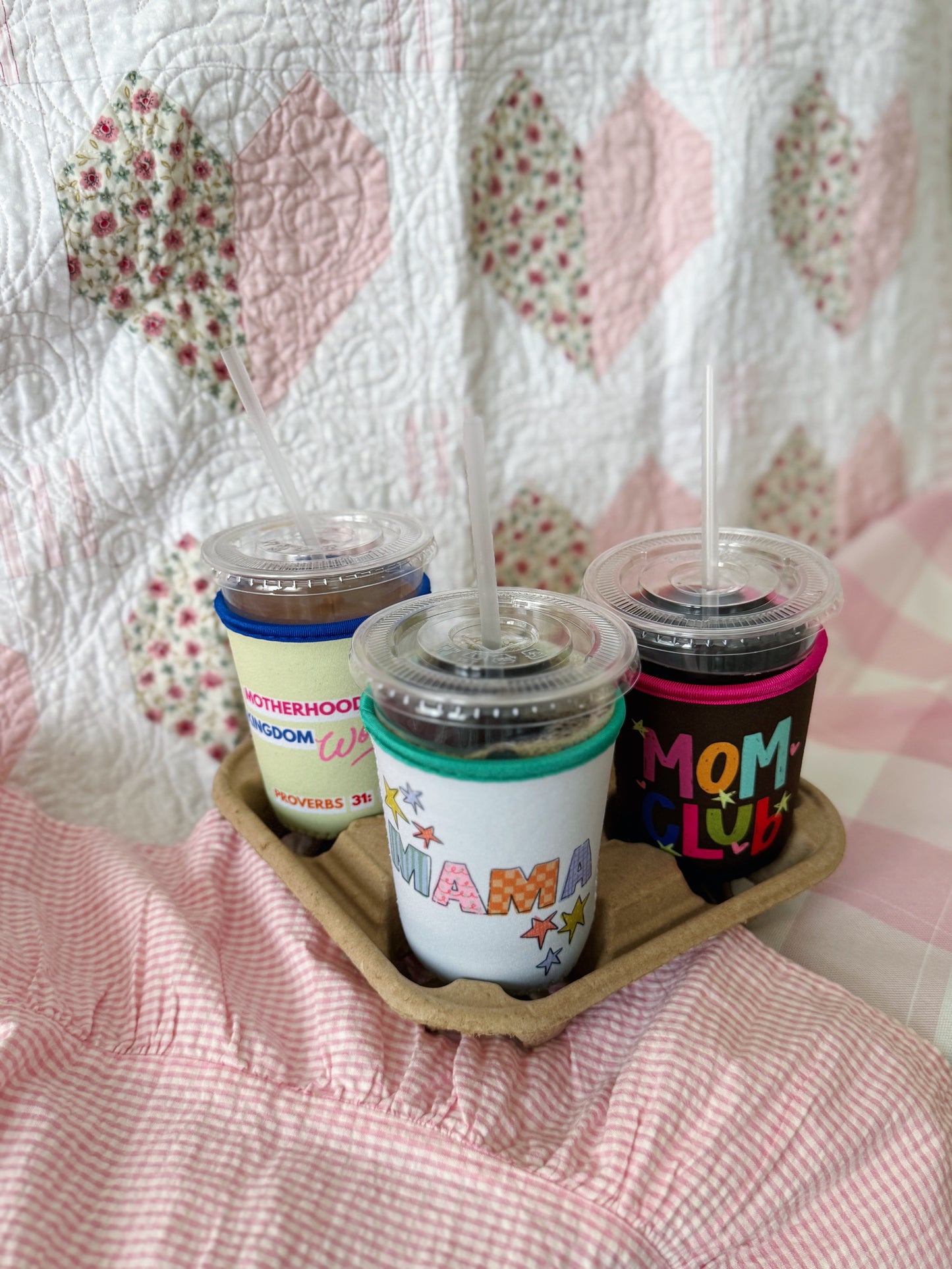 Motherhood is Kingdom Work Iced/Hot Coffee Coozie
