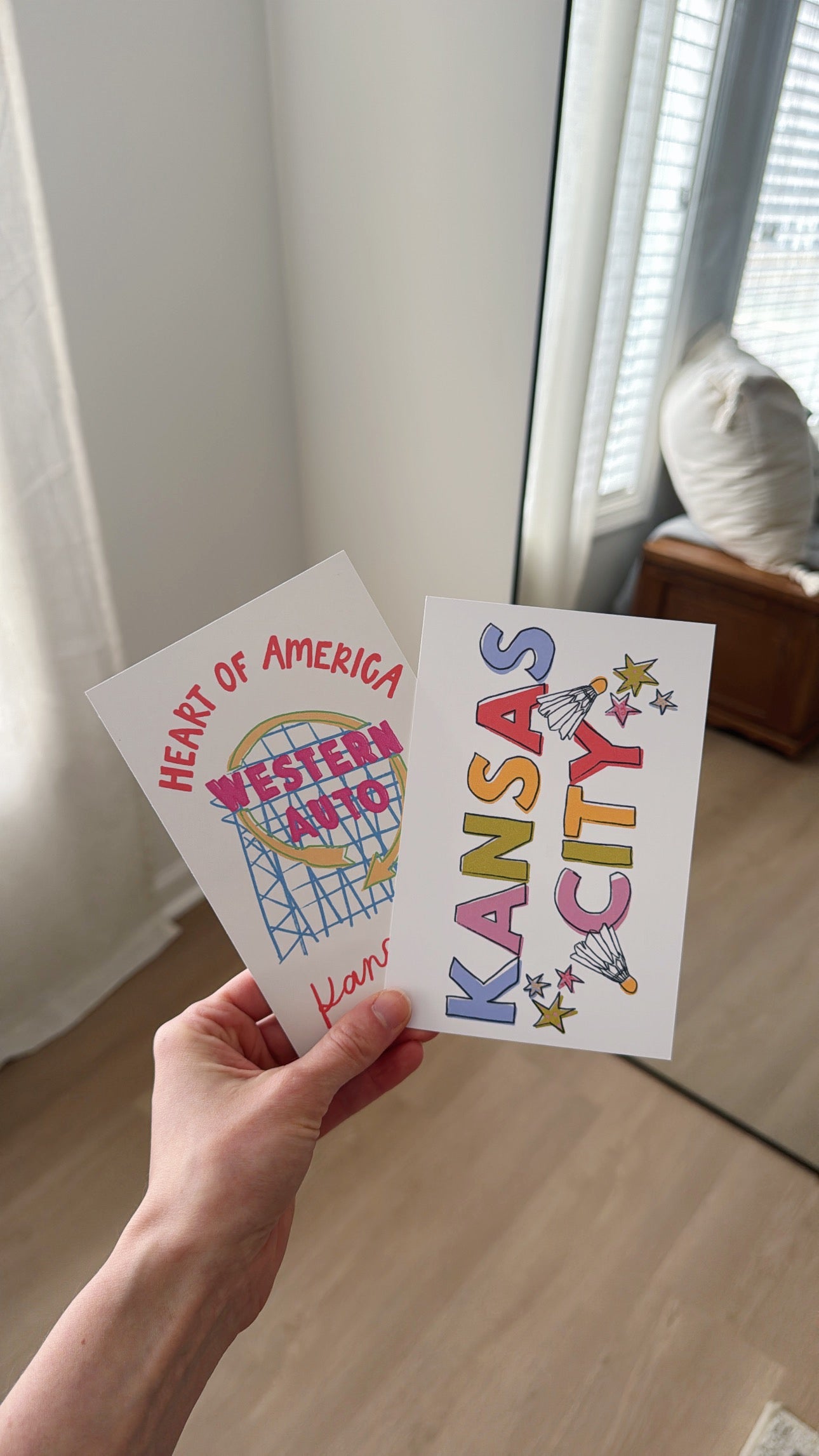 Kansas City Birdie Postcard