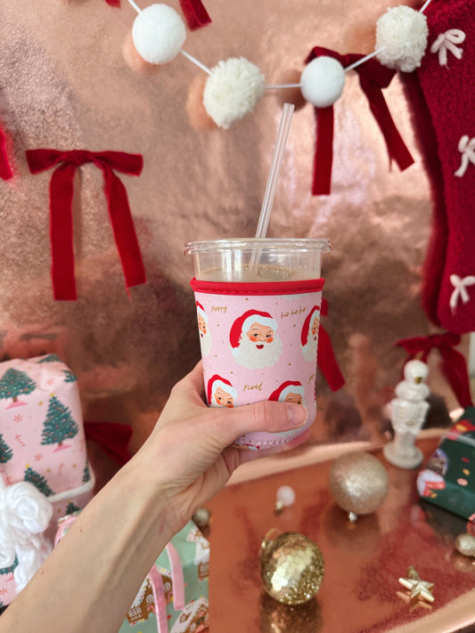 Santa Claus Iced/Hot Drink Coozie