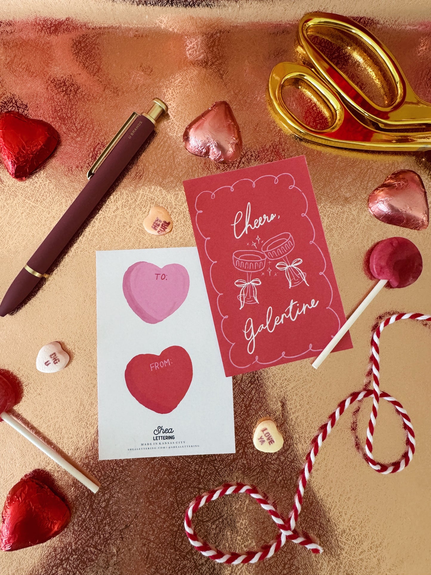 Valentine's Day Perforated Mini Card Pack