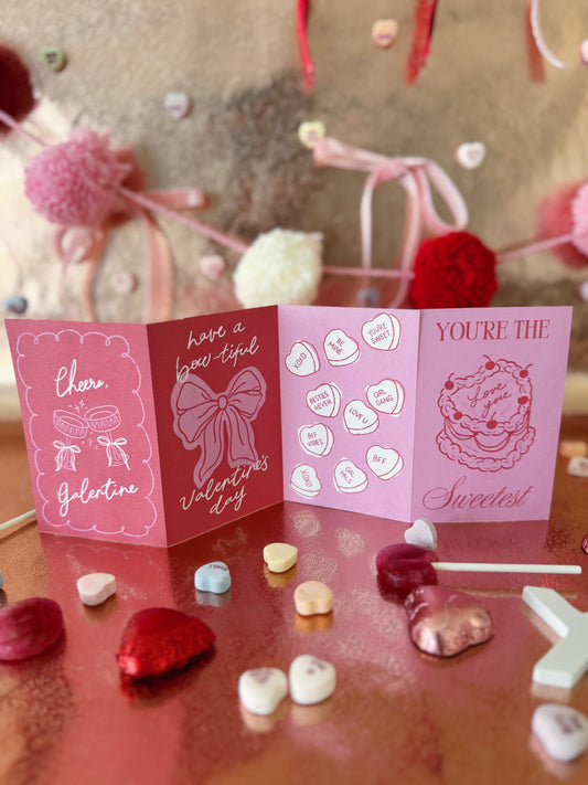Valentine's Day Perforated Mini Card Pack
