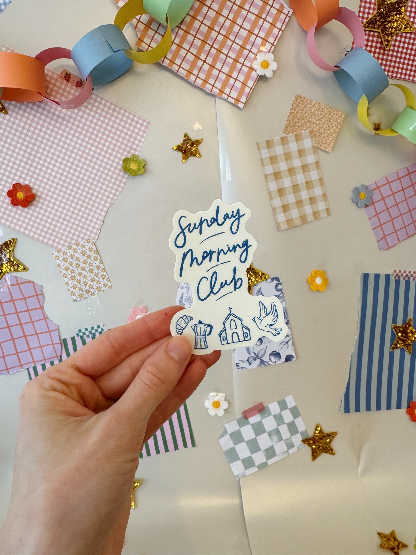 Sunday Morning Club Sticker