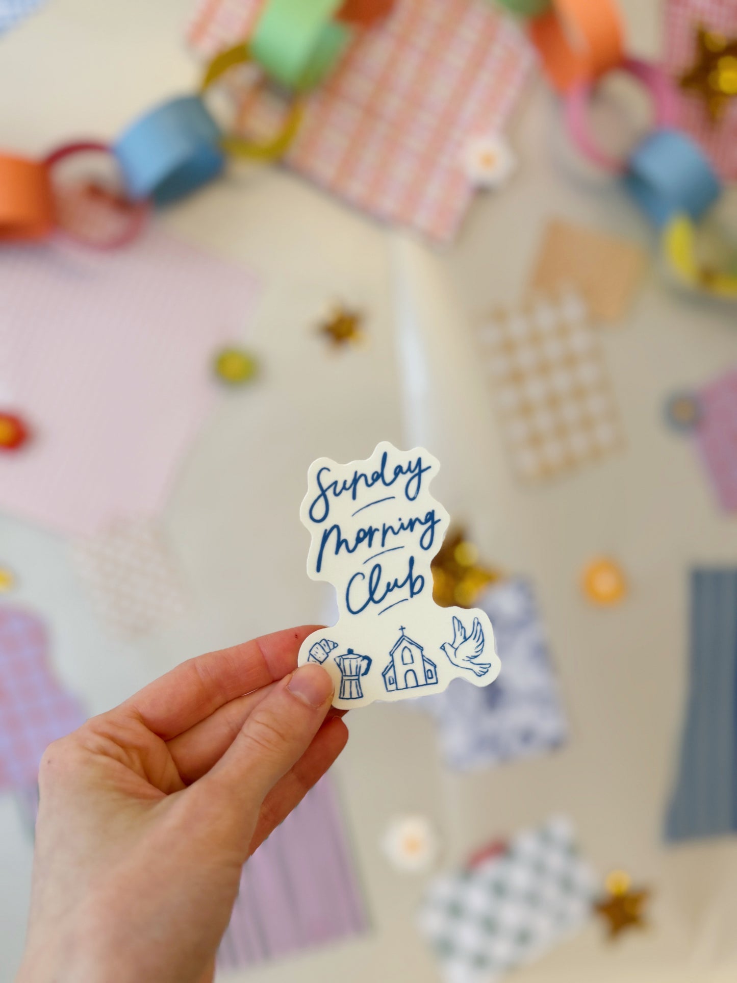 Sunday Morning Club Sticker