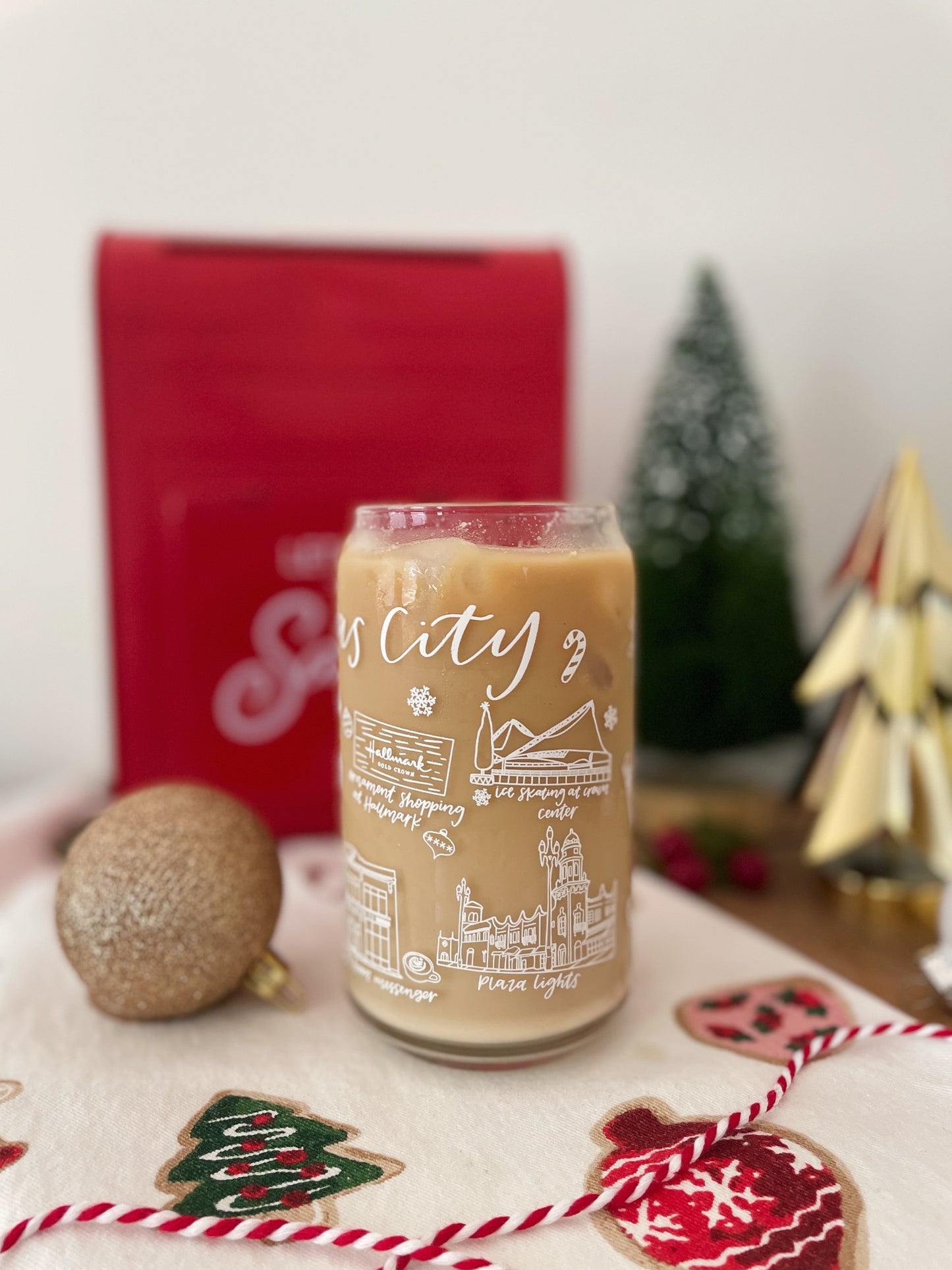 Winter in Kansas City Glass Cup