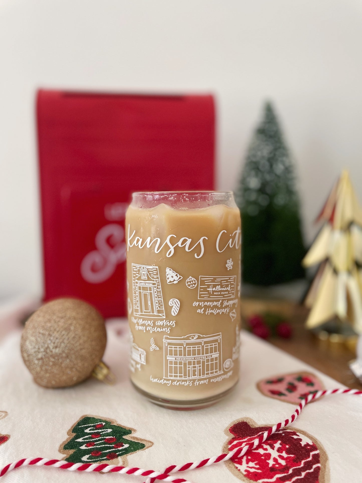 Winter in Kansas City Glass Cup