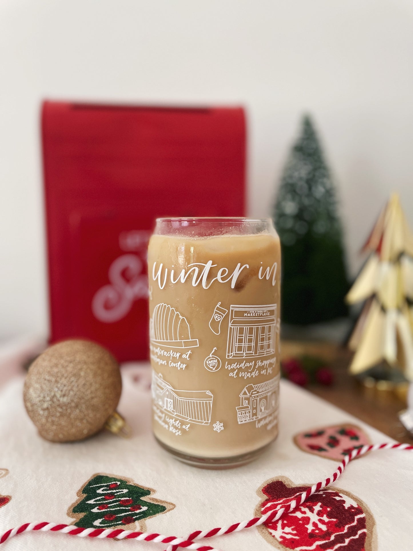 Winter in Kansas City Glass Cup