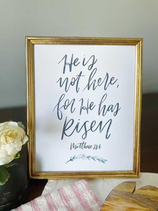 He Has Risen Print